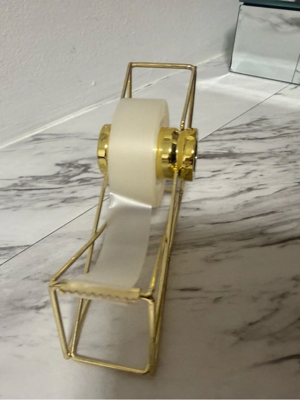 Gold Wire Tape Dispenser with Roller